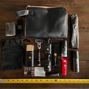 Emirates First Class Male Amenity Kit w/ Bvlgari Products (New)